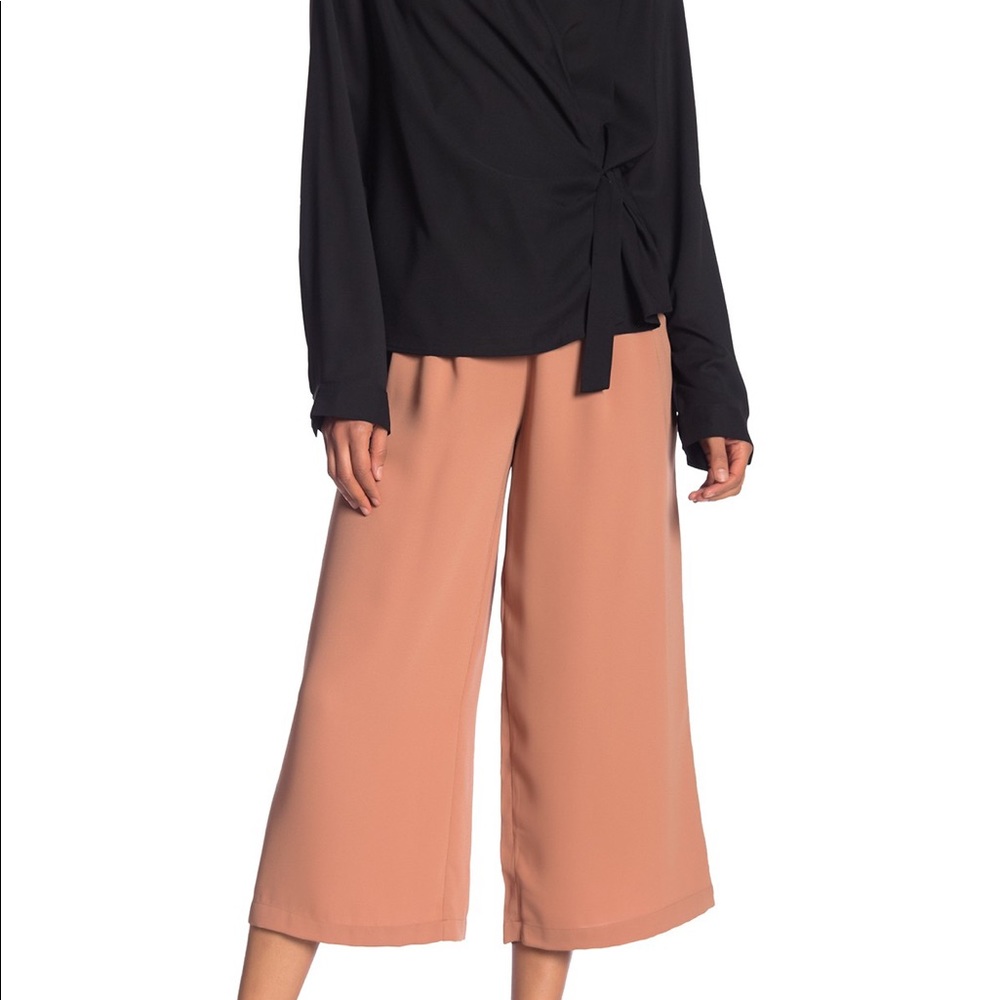 NWT Elodie front pleat cropped pants